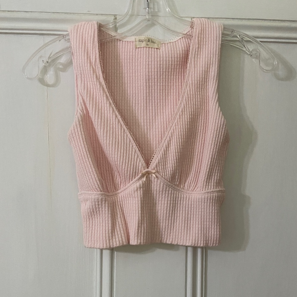 Staple & Hue Miller Top Pink XS - Picture 3 of 3